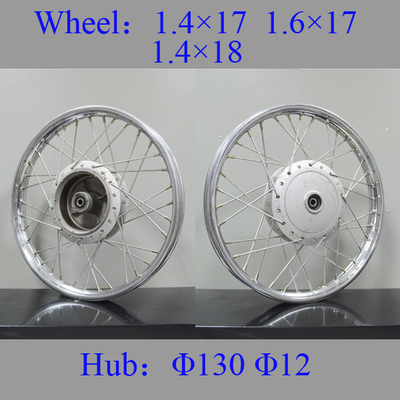 U Type Sport Bike Spoke Wheels Anodization Surface Treatment Universal System